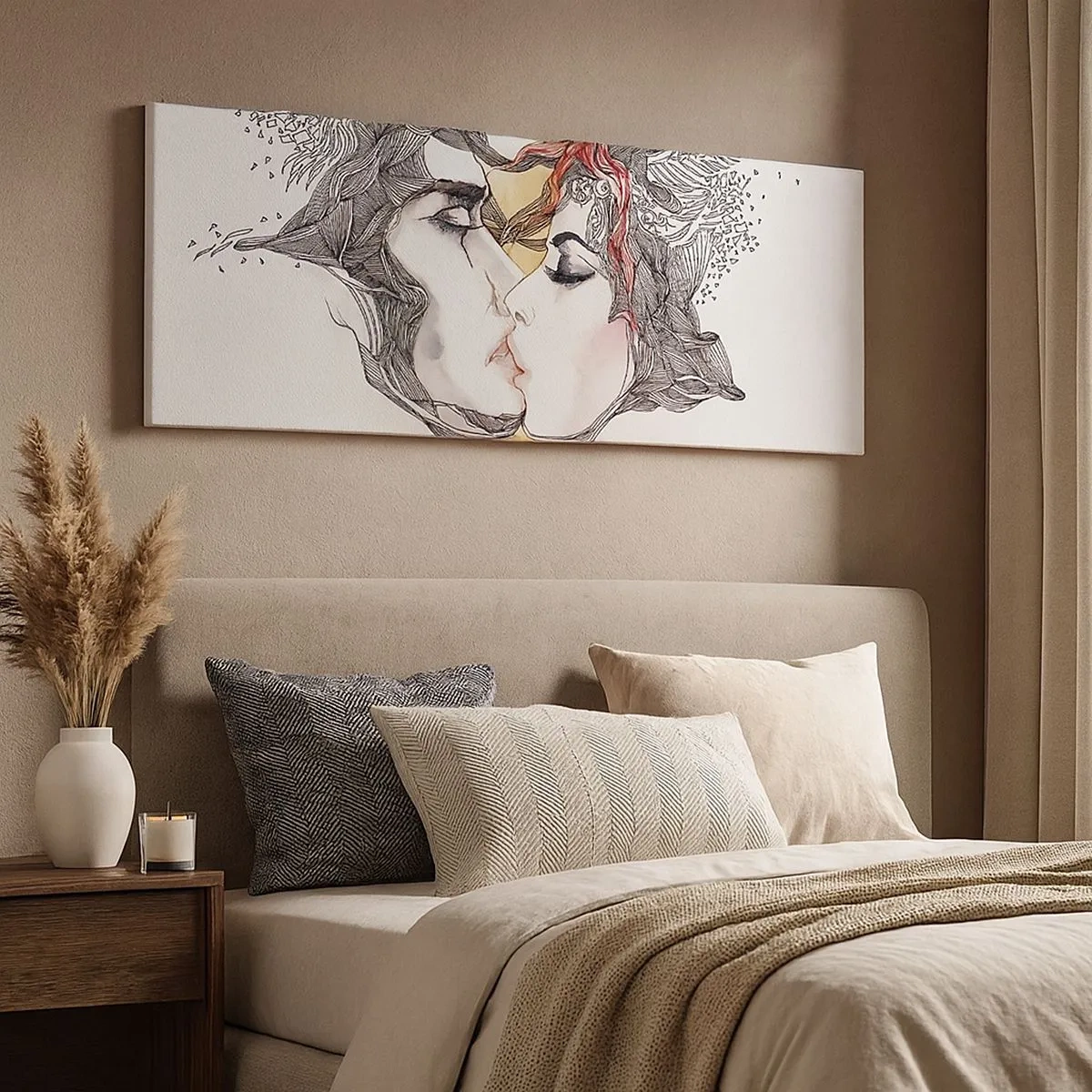 Obraz na plátne - Svet neexistuje - 100x40 cm