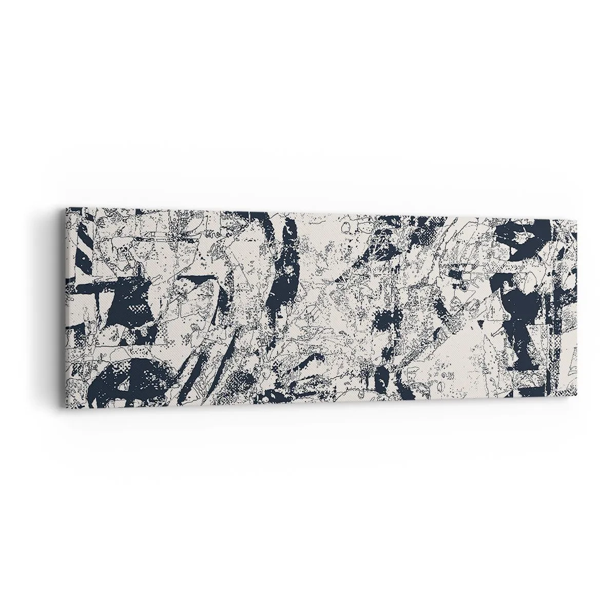 Obraz na plátne - Prelínanie protikladov - 90x30 cm