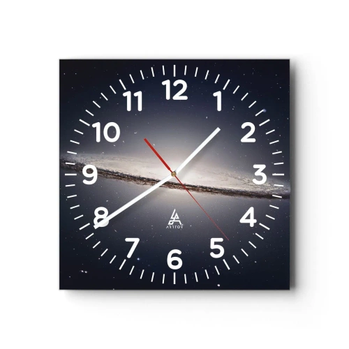 Nástenné hodiny - Kedysi dávno v jednej preďalekej galaxii… - 30x30 cm