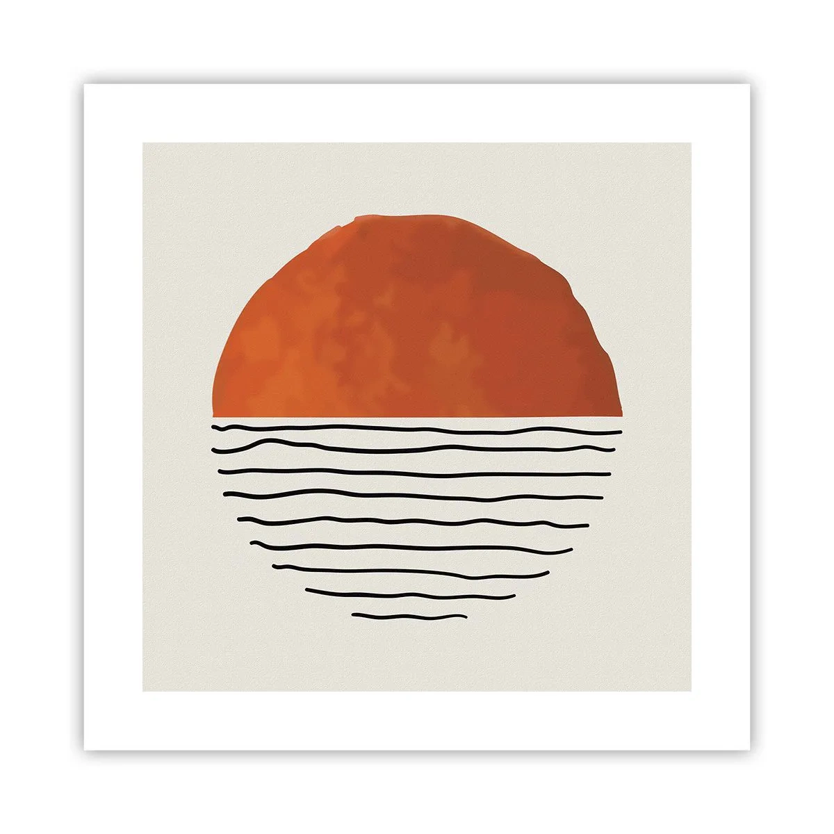 Plagát - V japonskej atmosfére - 40x40 cm