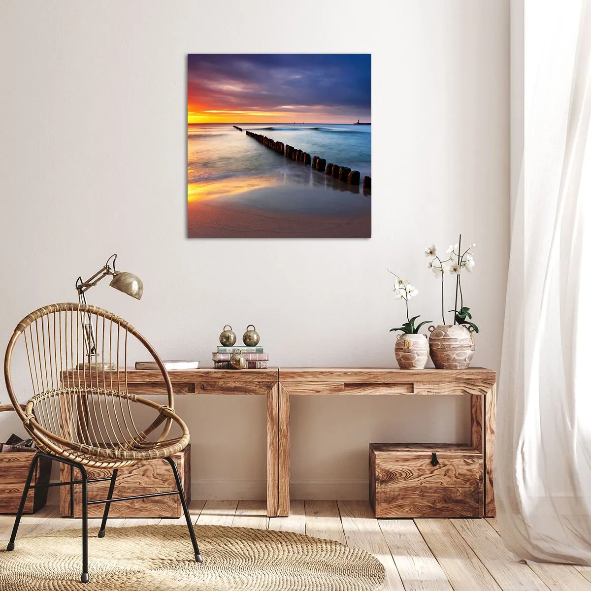 Obraz na plátne - Počúvaj ticho - 70x70 cm