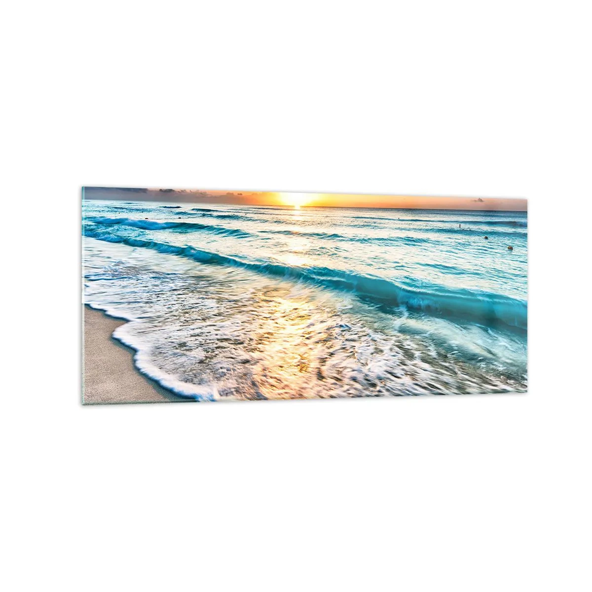 Obraz na skle - Výhľad, ktorý stojí za to - 120x50 cm