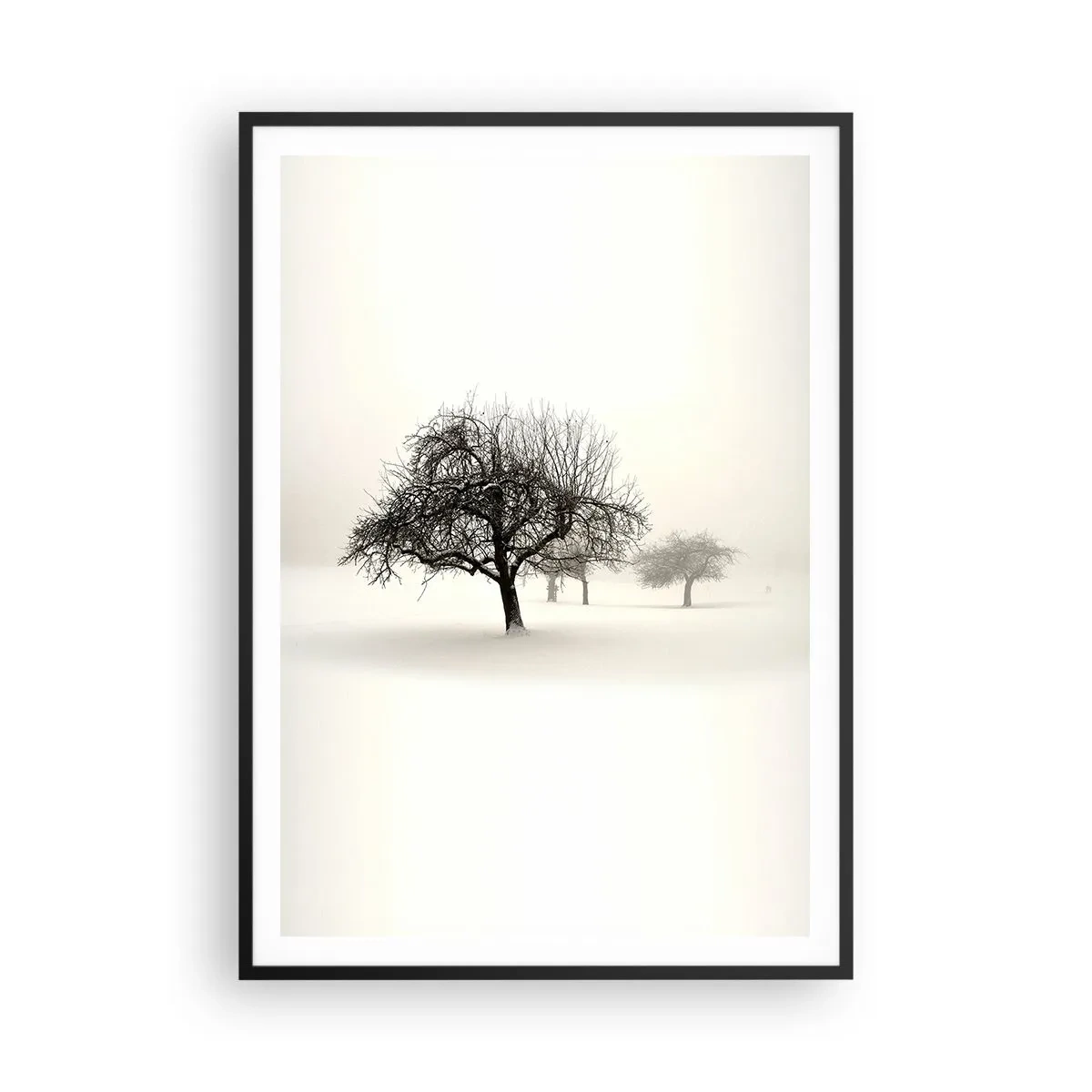 Plagát v čiernom ráme - Zimný sen - 70x100 cm