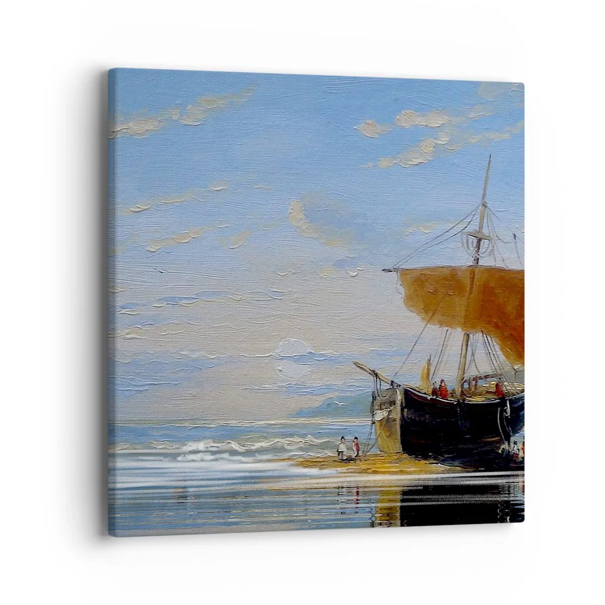 Obraz na plátne - Voda, zem, vzduch - 40x40 cm