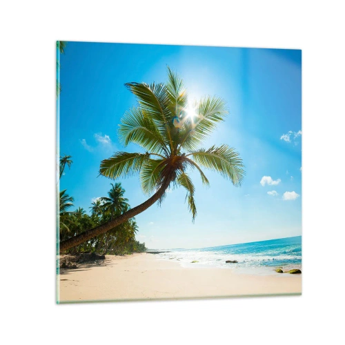 Obraz na skle - Nikomu neukazovať - 60x60 cm