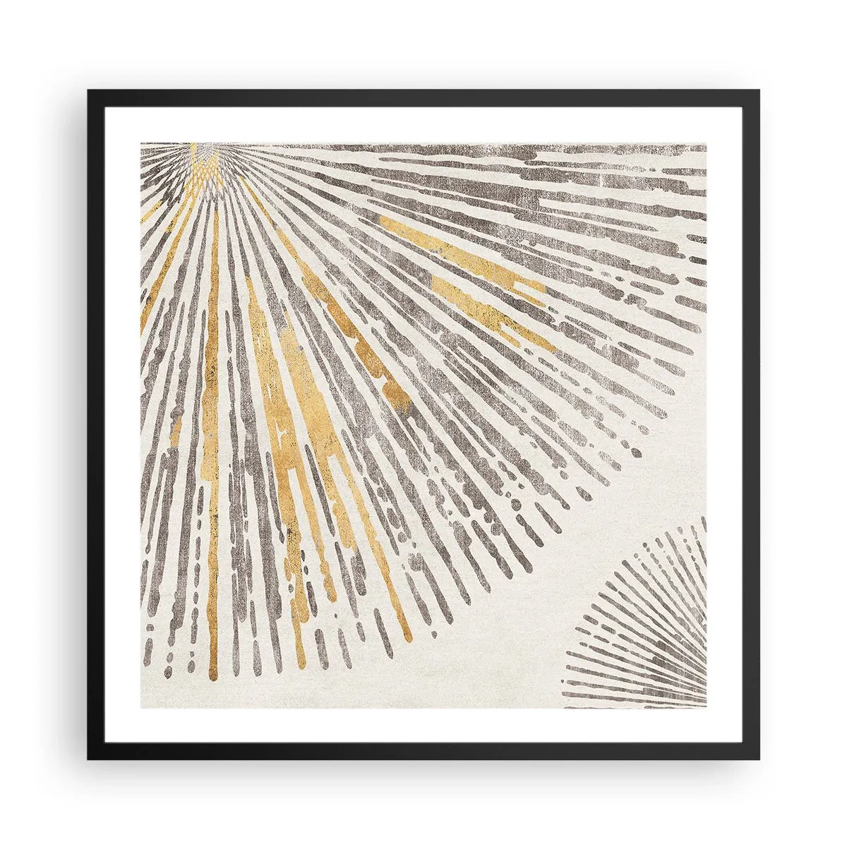 Plagát v čiernom ráme - Krása lúča - 60x60 cm