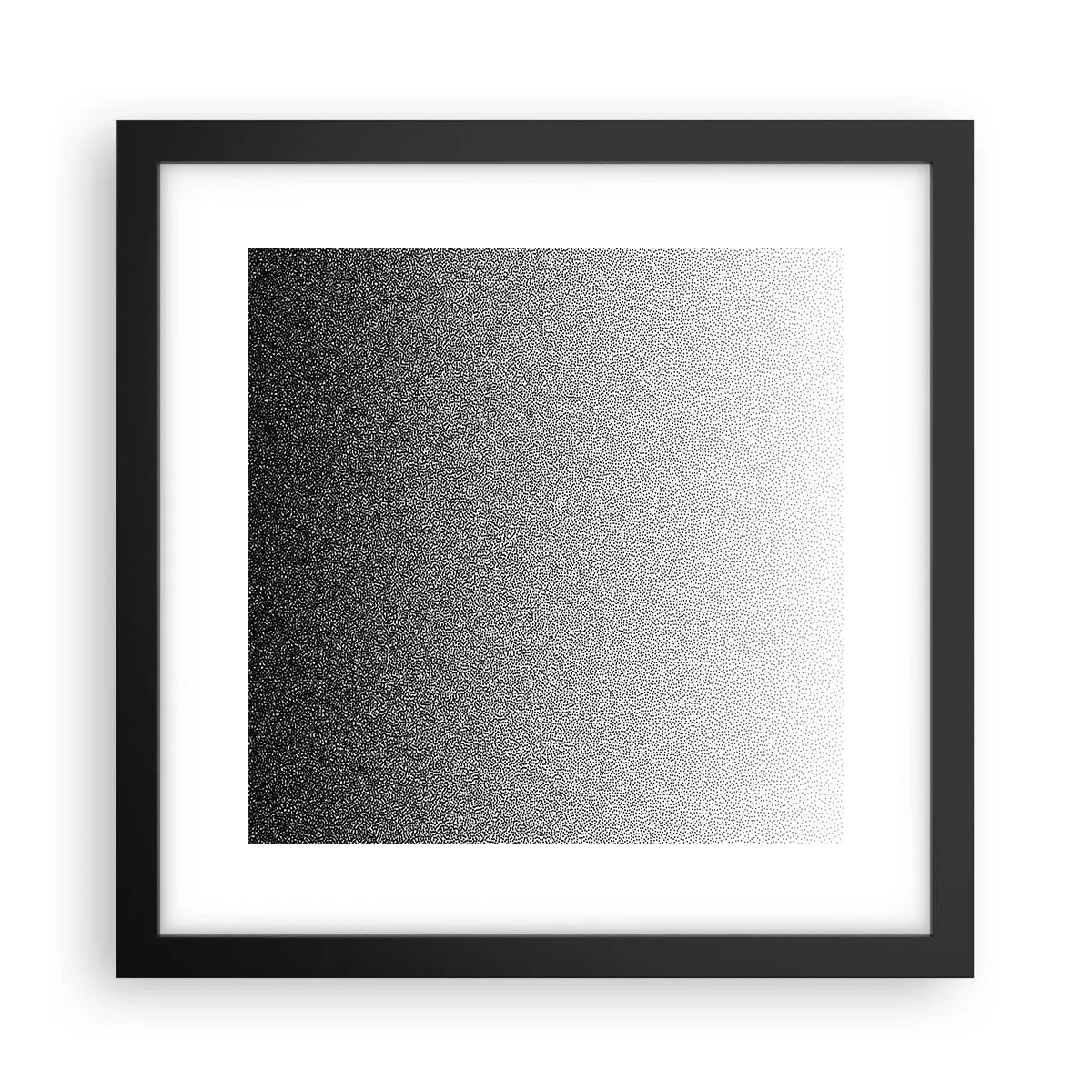Plagát v čiernom ráme - Smerom ku svetlu - 30x30 cm