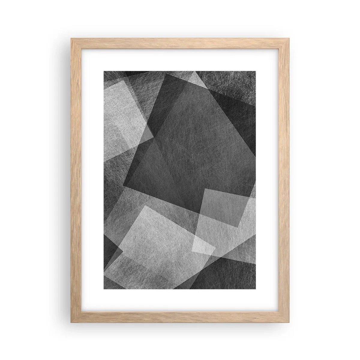 Plagát v ráme zo svetlého duba - Odveký symbol trvalosti a poriadku - 30x40 cm