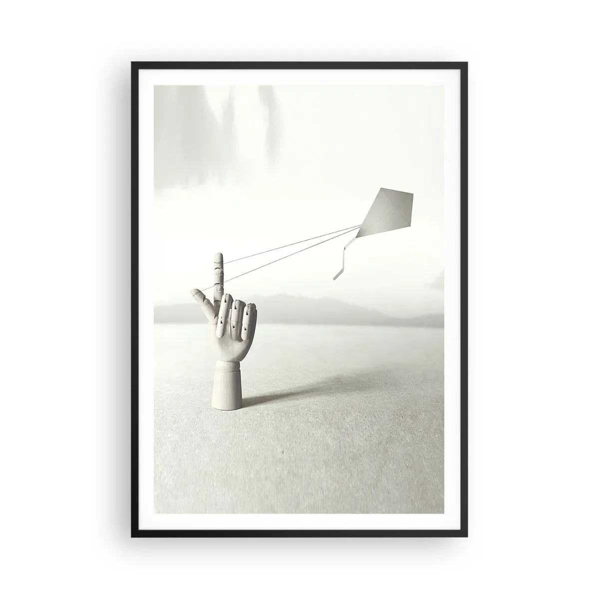 Plagát v čiernom ráme - Výzva - 70x100 cm