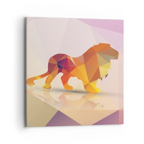 Obraz na plátne - Diamantový kráľ - 70x70 cm