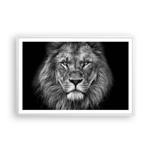 Plagát v bielom ráme - V korunovačnom odeve - 91x61 cm