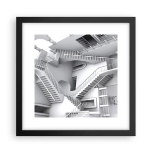 Plagát v čiernom ráme - Paradoxy prostoru - 30x30 cm