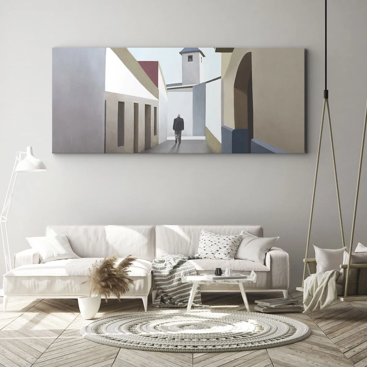 Obraz na plátne - Slnečná prechádzka - 100x40 cm
