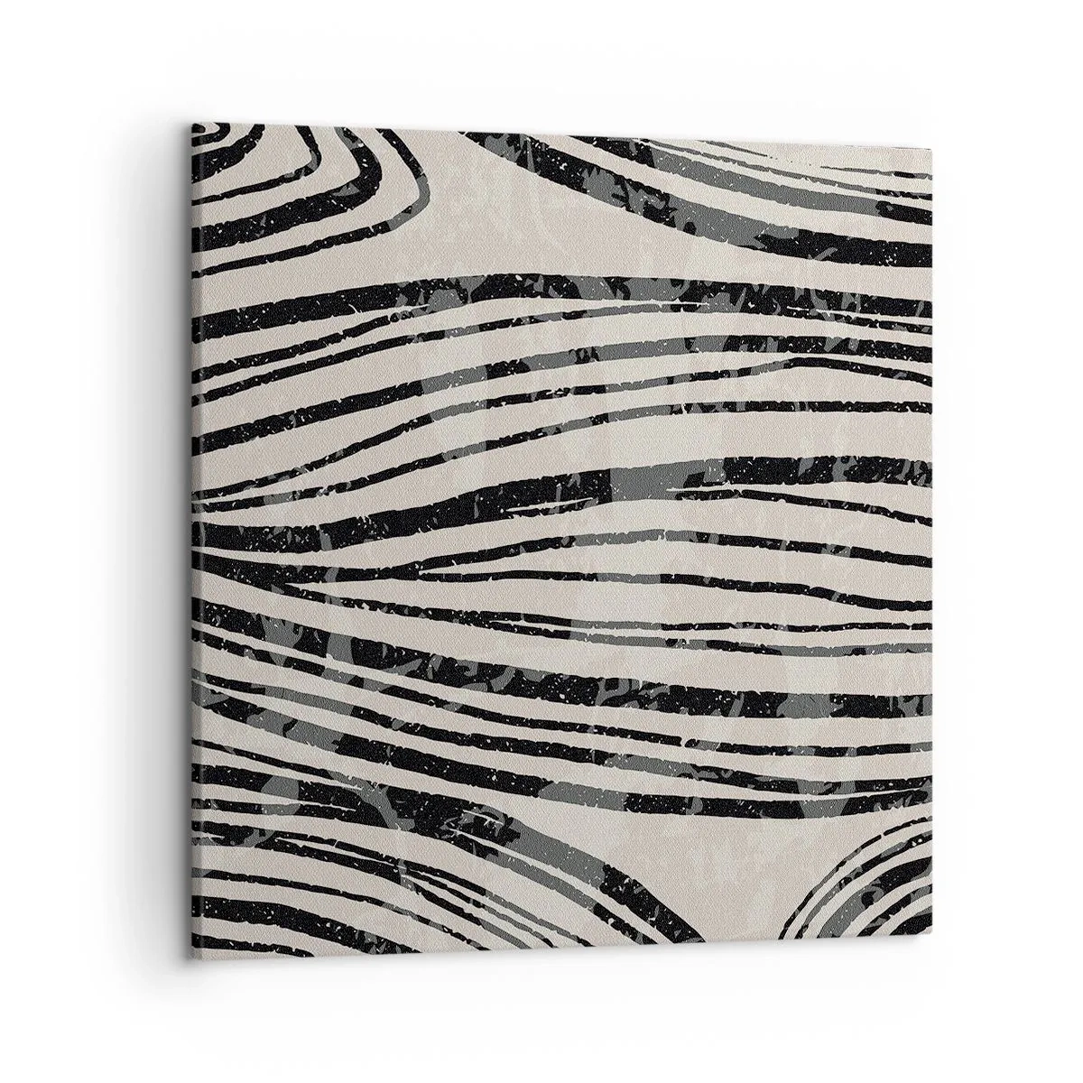 Obraz na plátne - Močiar s líniami - 50x50 cm