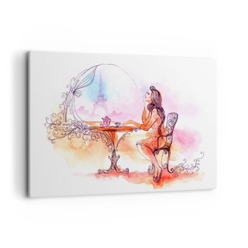 Obraz na plátne - Parížska elegancia - 120x80 cm