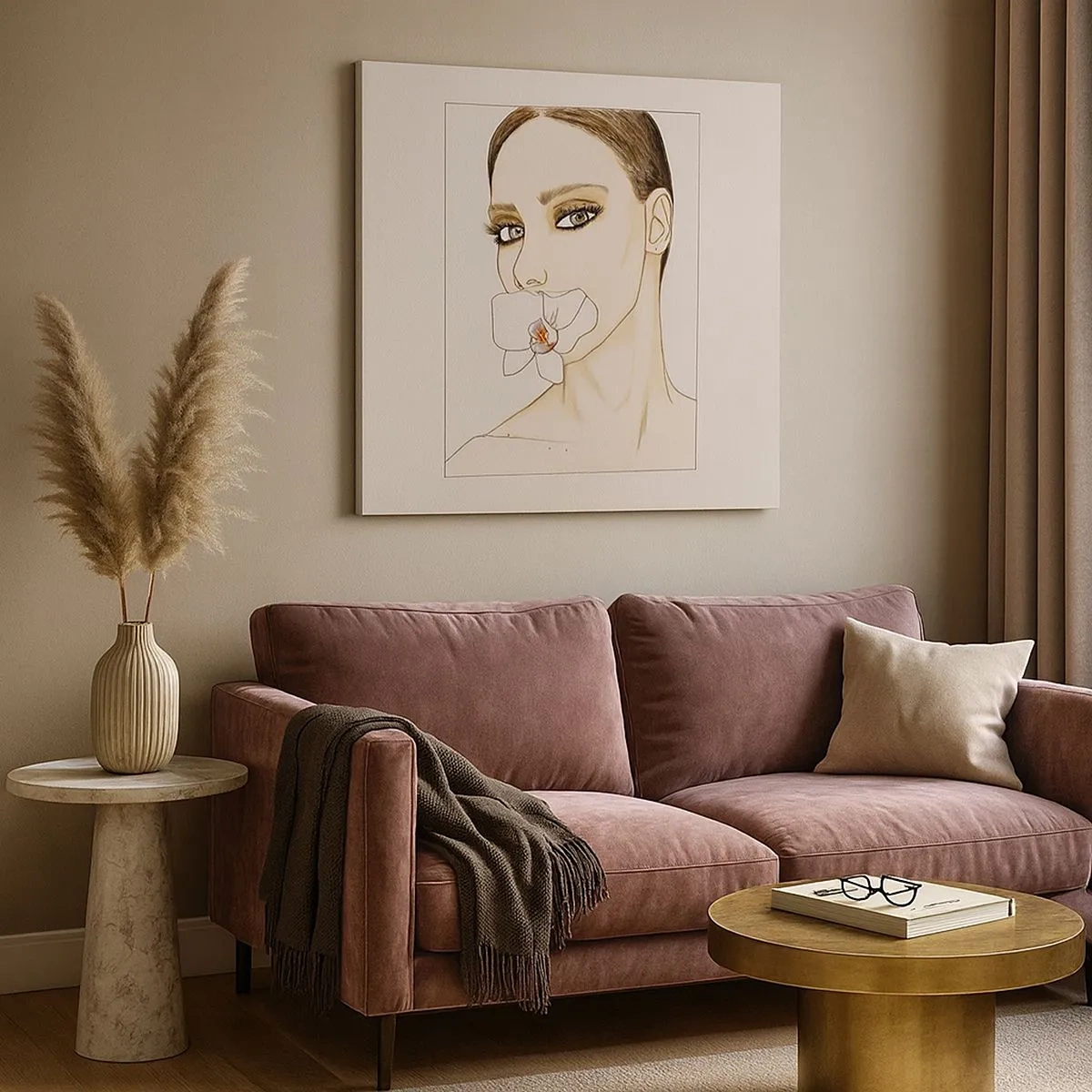 Obraz na plátne - Symbol elegancie a krásy - 30x30 cm