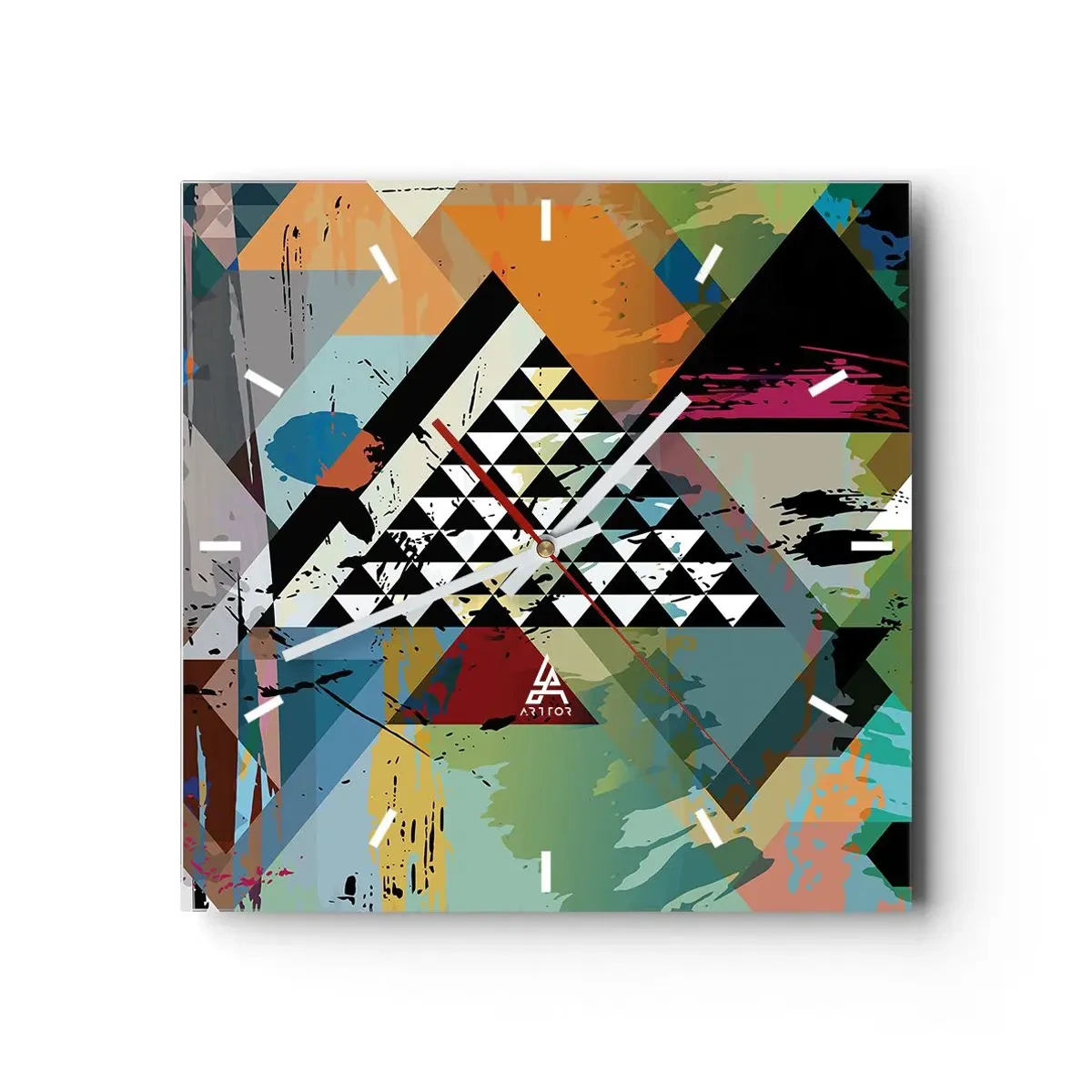 Nástenné hodiny - Aké je to jednoduché - 40x40 cm
