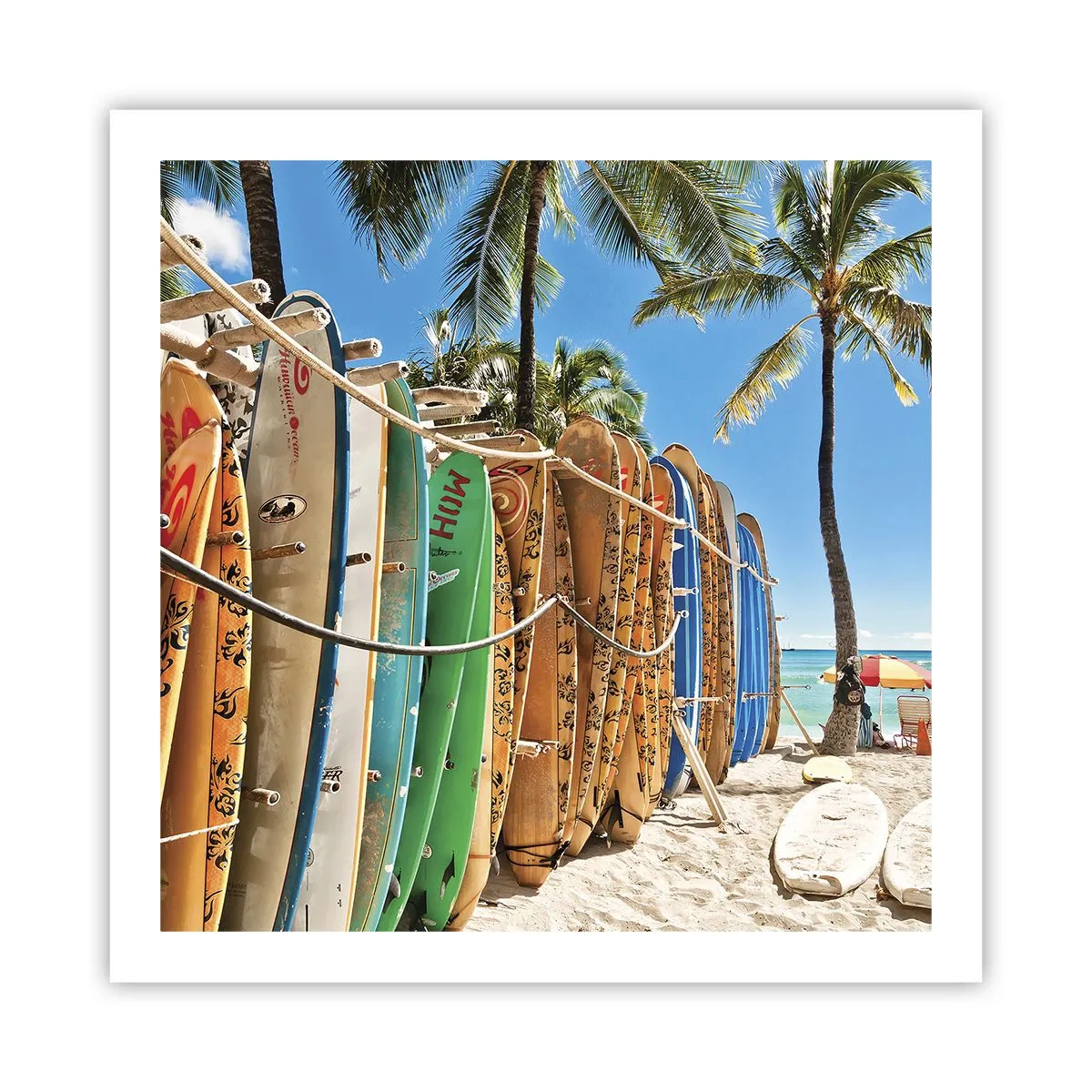 Plagát - Slnečná zábava - 60x60 cm