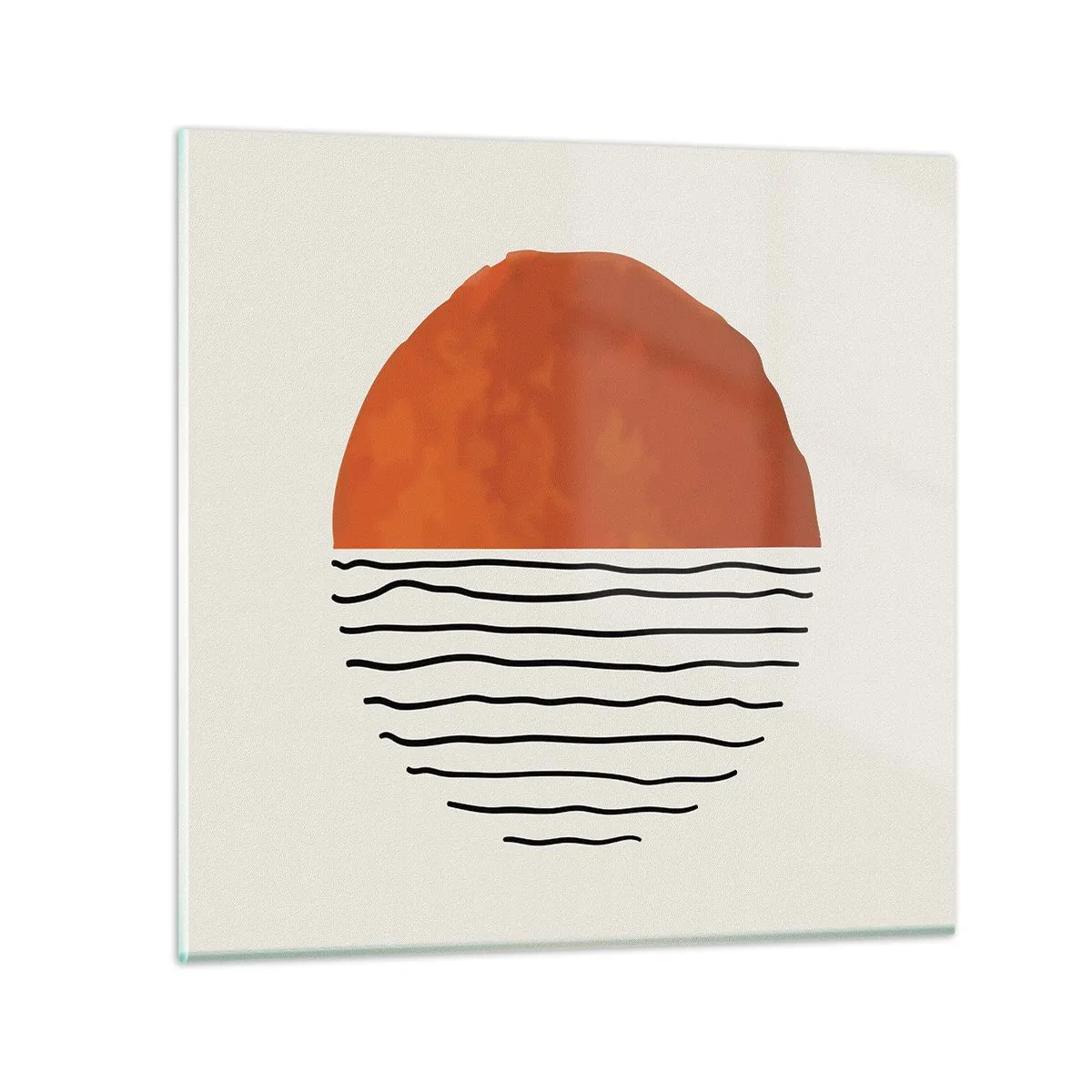 Obraz na skle - V japonskej atmosfére - 70x70 cm