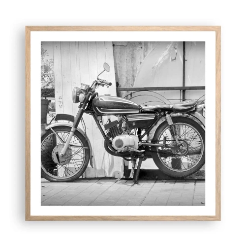 Plagát v ráme zo svetlého duba - Klasika nadovšetko - 60x60 cm