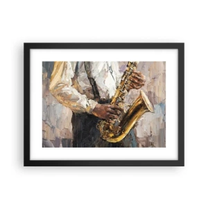 Plagát v čiernom ráme - Čas na sólovú hru - 40x30 cm