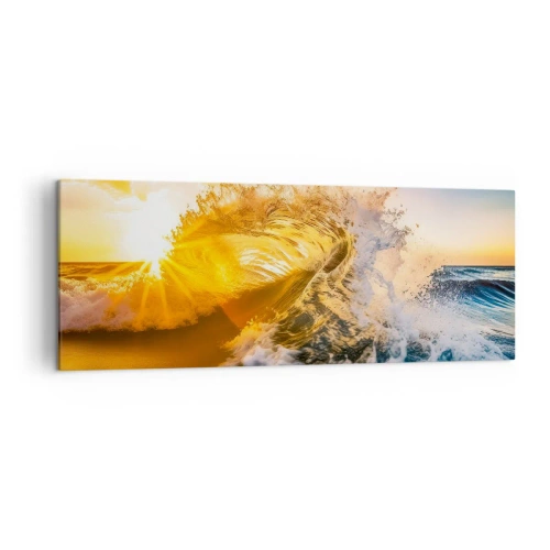 Obraz na plátne - Hra v piesku - 140x50 cm