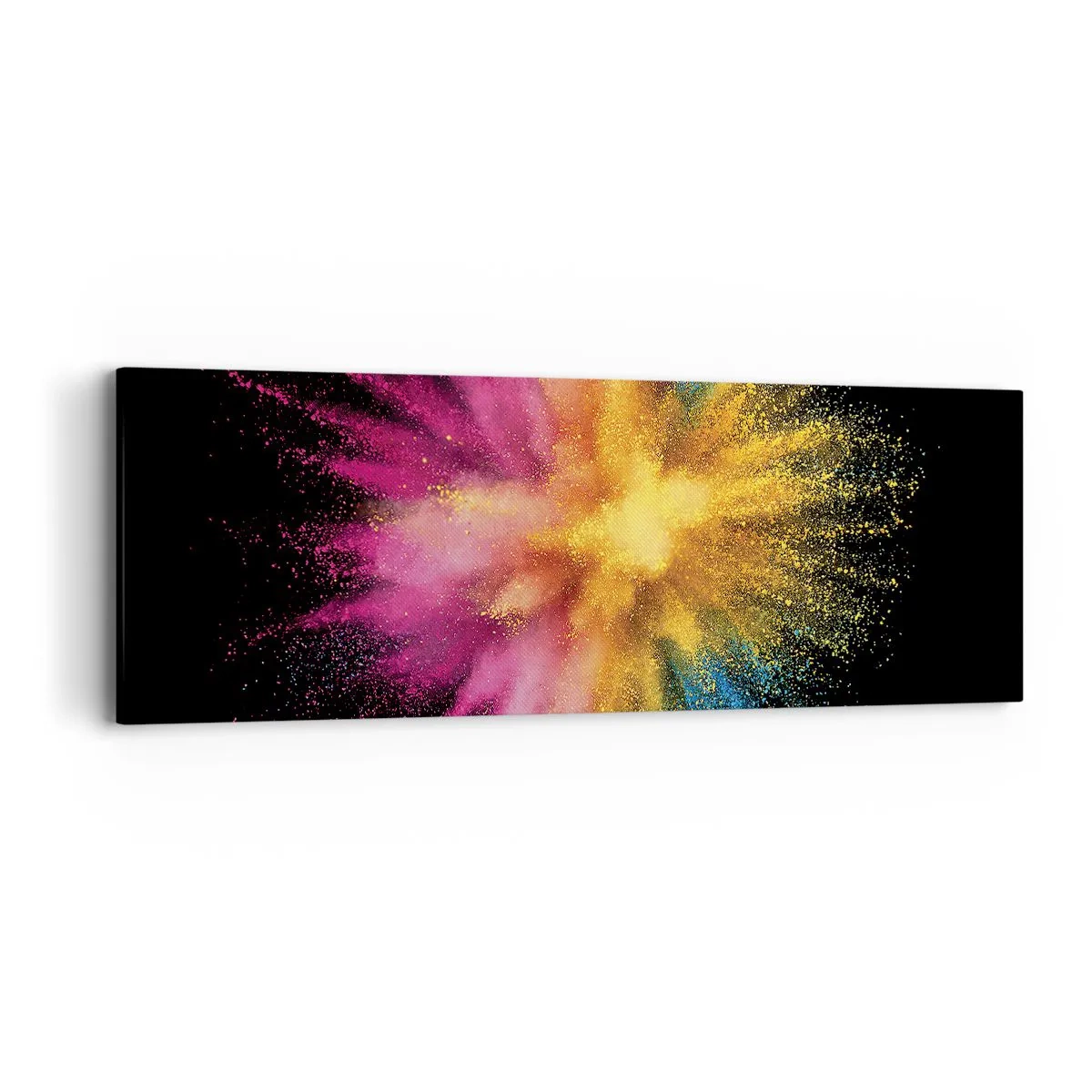 Obraz na plátne - Zrodenie farieb - 90x30 cm