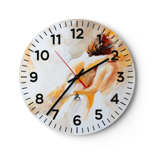 Nástenné hodiny - Blízkosť v nebi - 40x40 cm