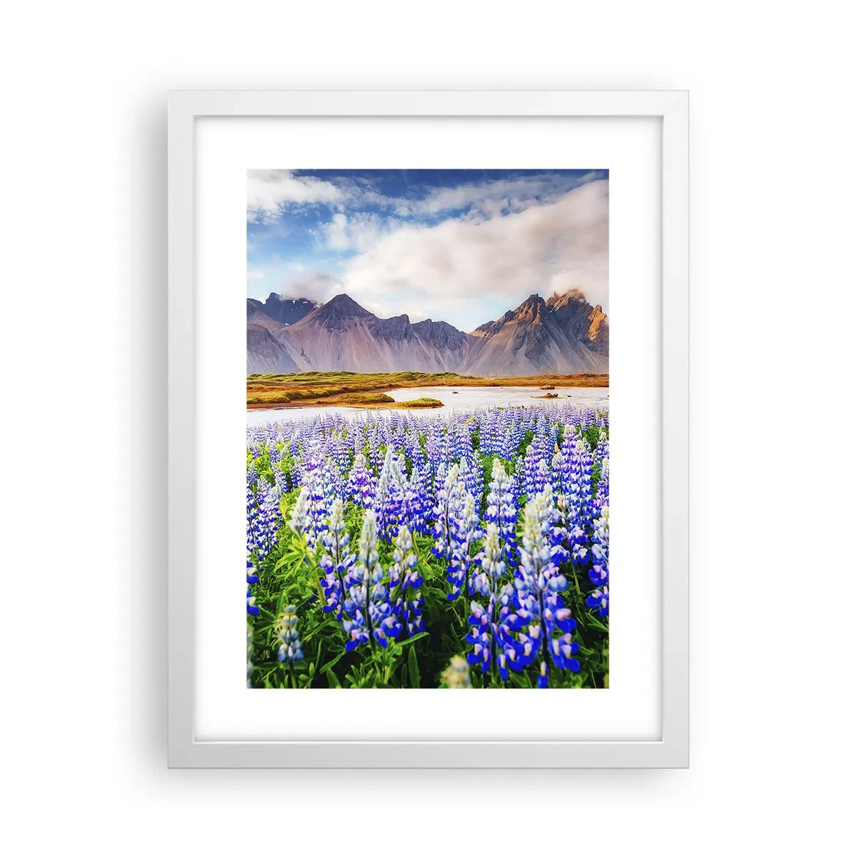 Plagát v bielom ráme - Sila a prísnosť vedľa miernosti - 30x40 cm