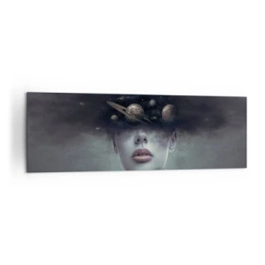 Obraz na plátne - A planéty… - 160x50 cm