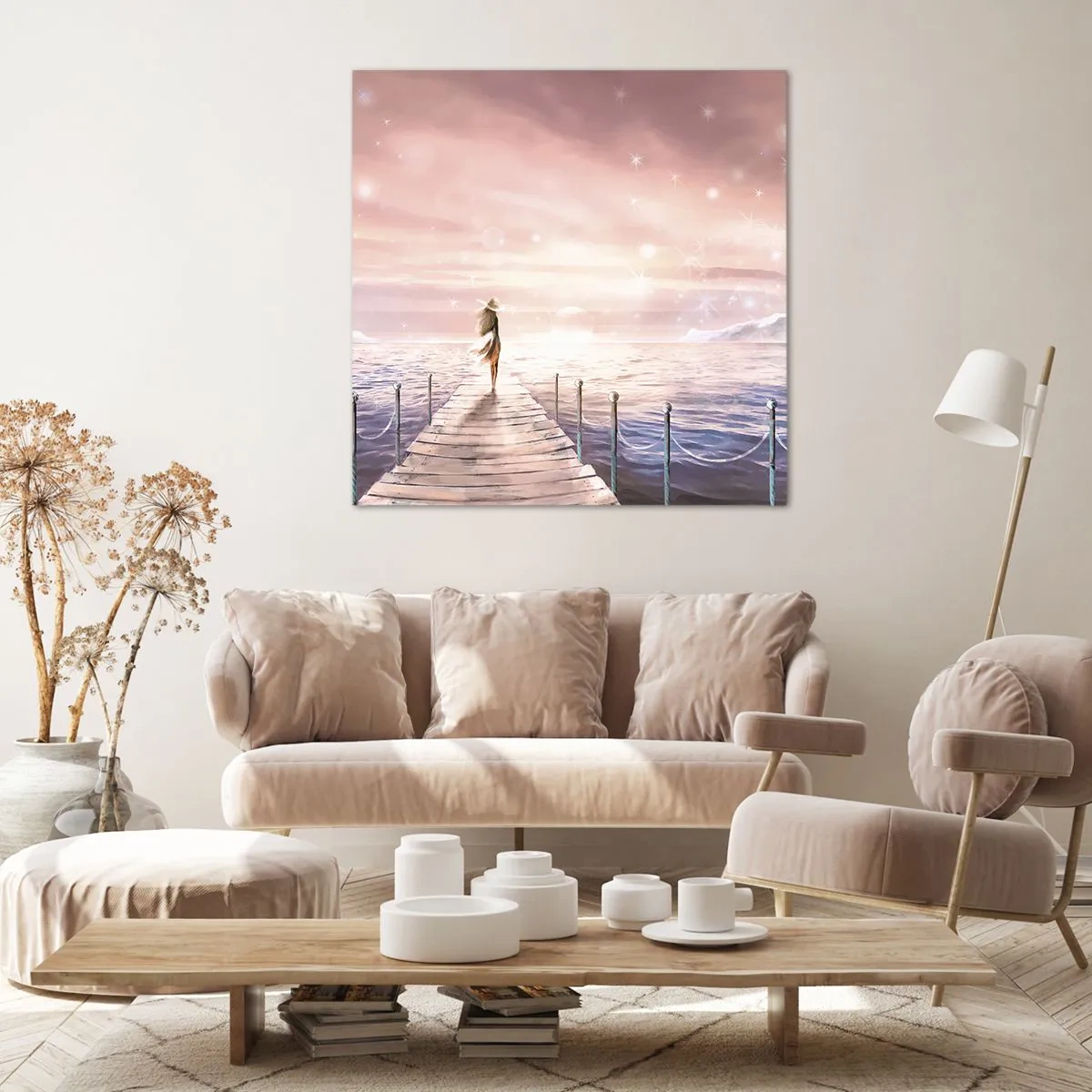 Obraz na plátne - Vo svetle sna - 60x60 cm