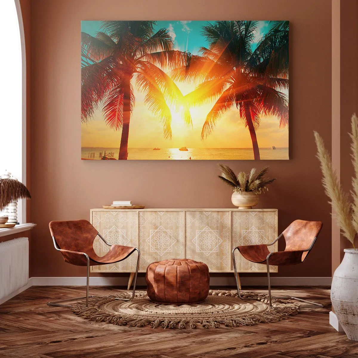 Obraz na plátne - Exotický pár - 100x70 cm