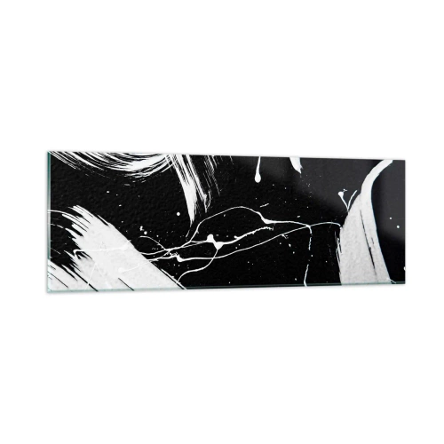 Obraz na skle - Prelomiť temnotu - 90x30 cm