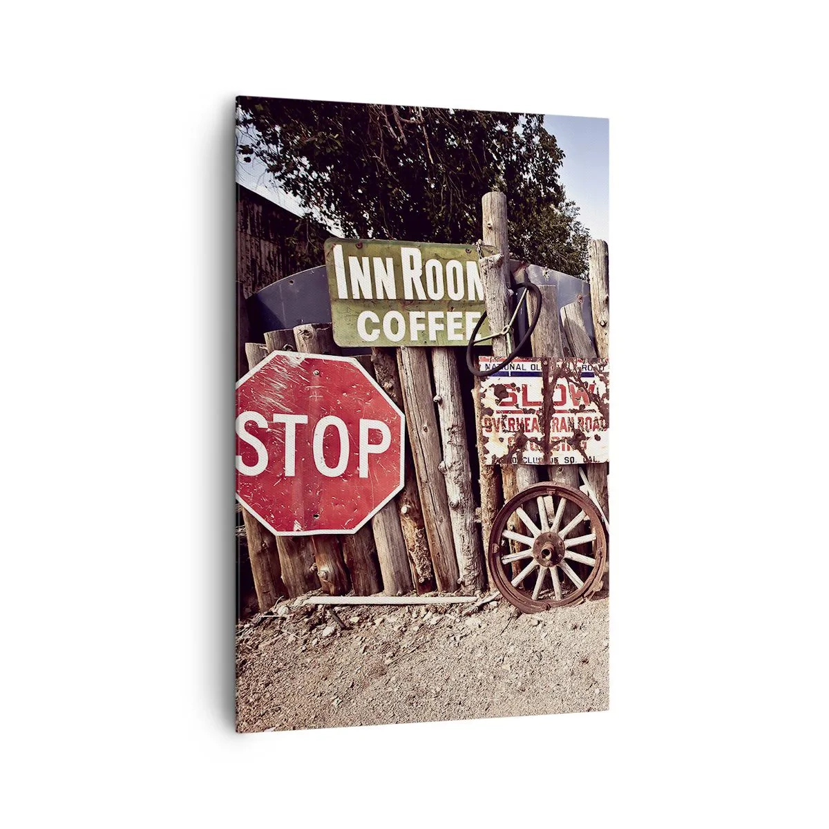 Obraz na plátne - A čas sa zastavil - 80x120 cm