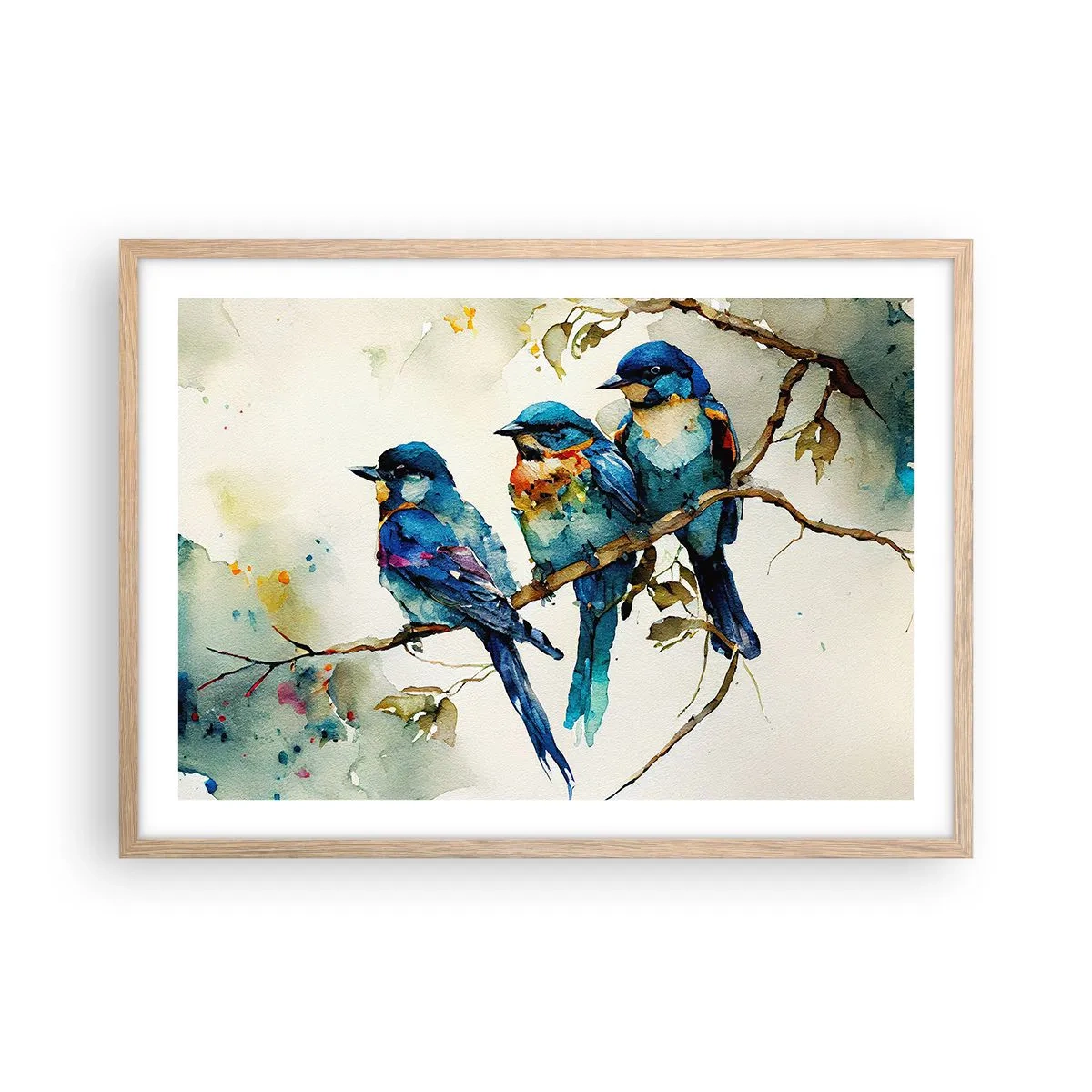 Plagát v ráme zo svetlého duba - Urazil sa? - 70x50 cm