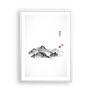 Plagát v bielom ráme - Za hranicou vzdialenosti - 50x70 cm