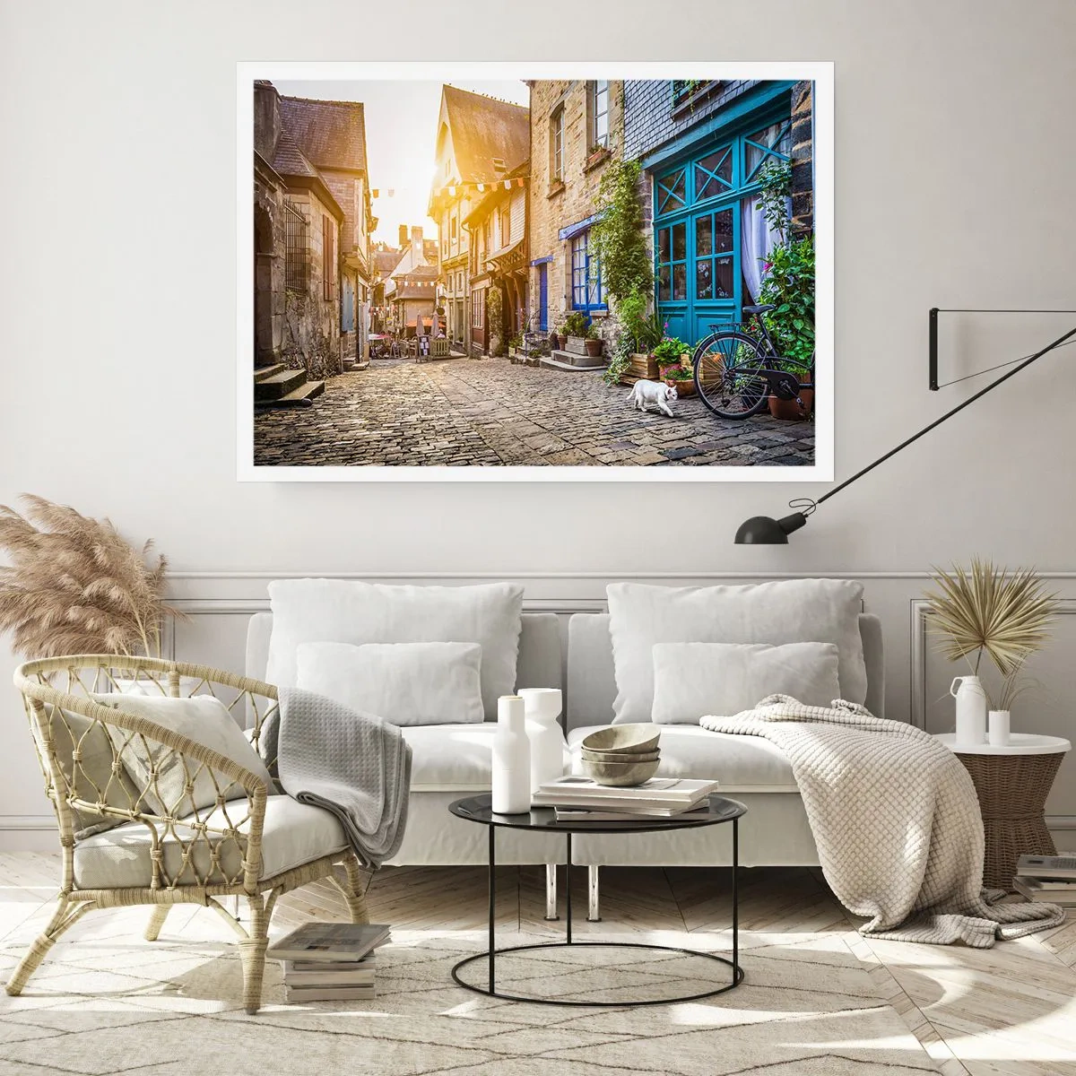 Plagát - Biely duch mestečka - 40x30 cm