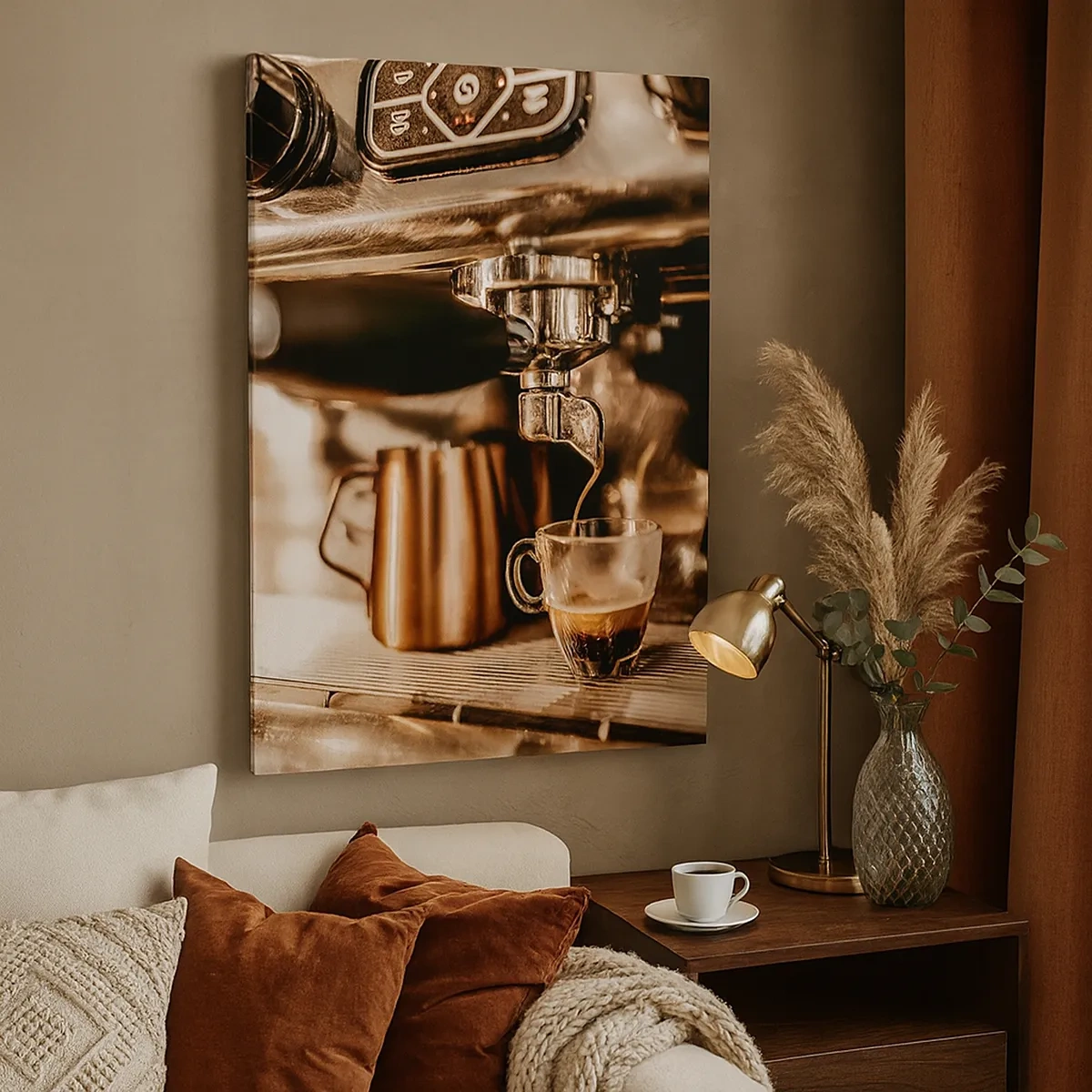 Obraz na plátne - Jas kávy - 50x70 cm