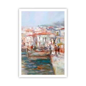 Plagát - Pastelová dovolenka - 70x100 cm
