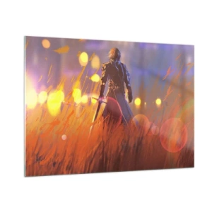 Obraz na skle - Bludný rytier - 100x70 cm