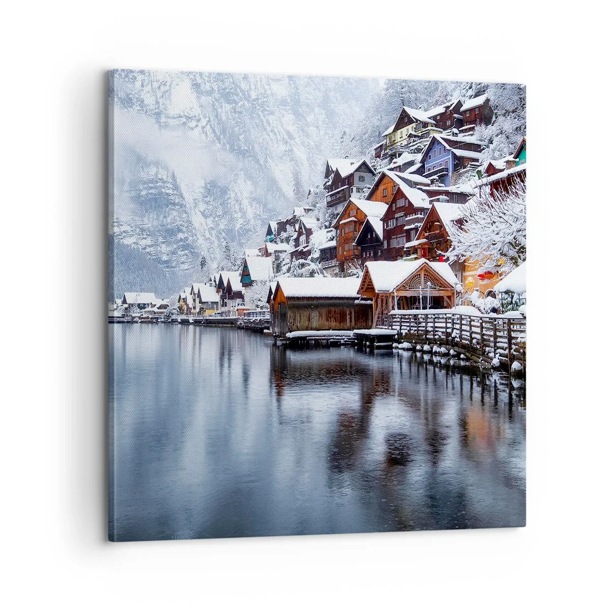 Obraz na plátne - V zimnej dekorácii - 60x60 cm