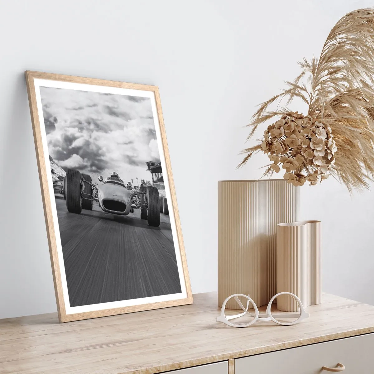 Plagát v ráme zo svetlého duba - Toto je sila! - 50x70 cm