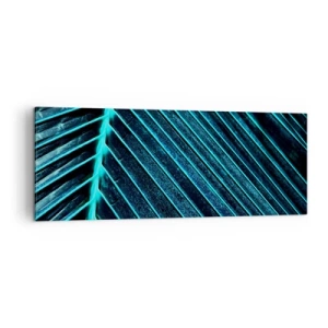 Obraz na plátne - Textúra zelene - 140x50 cm
