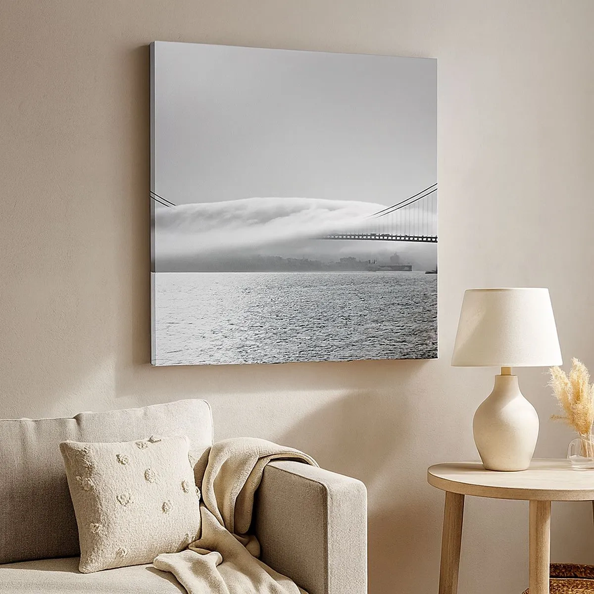 Obraz na plátne - Preplávať Zlatou bránou - 30x30 cm