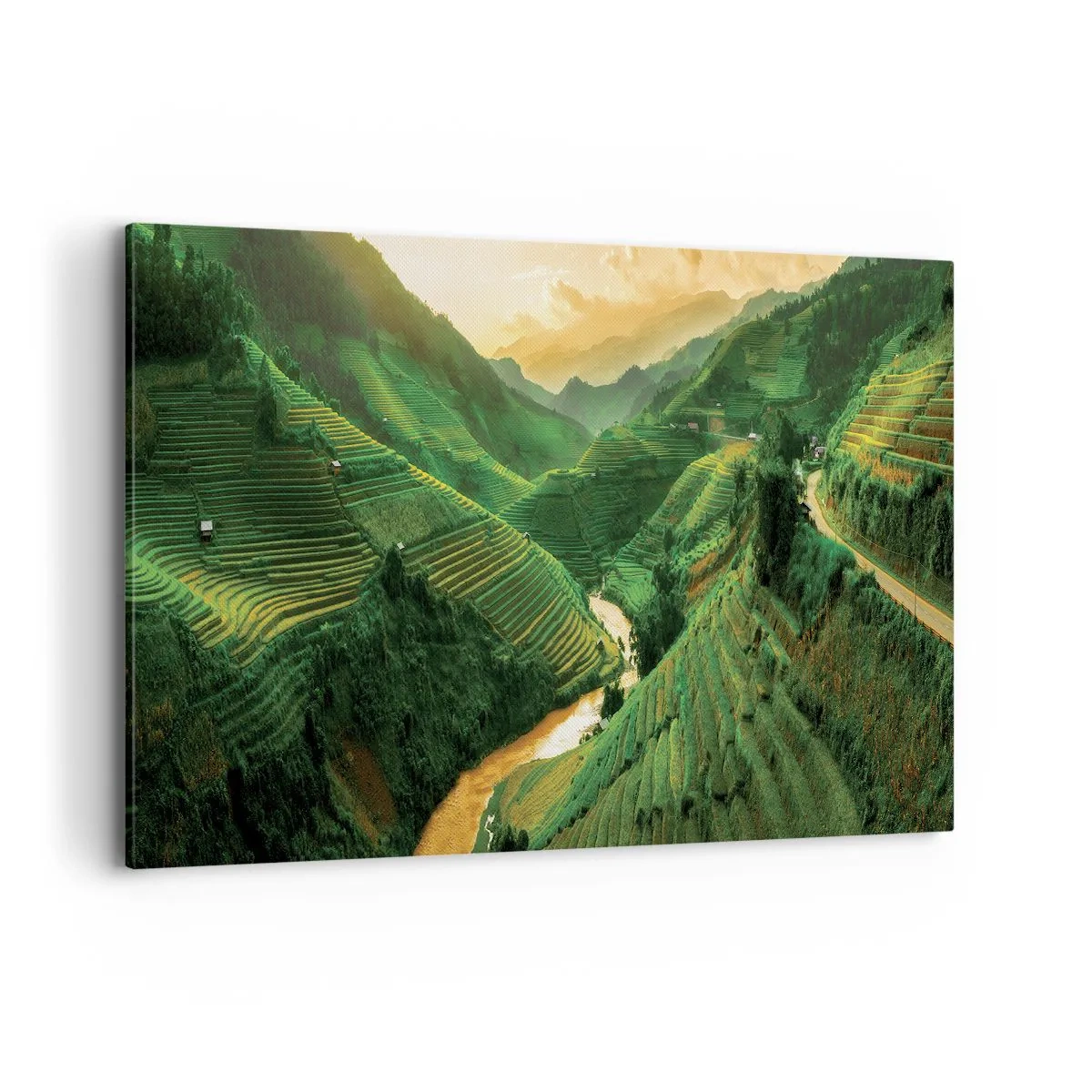 Obraz na plátne - Vietnamské údolie - 120x80 cm