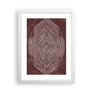 Plagát v bielom ráme - Priestor hovorí - 30x40 cm