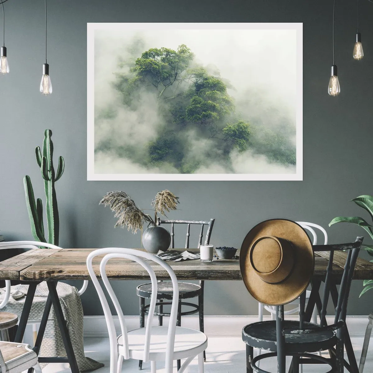 Plagát - Zahalené hmlou - 100x70 cm