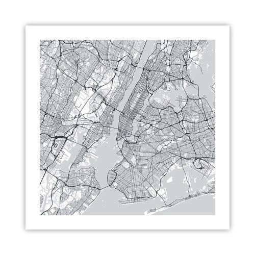 Plagát - Anatómia metropoly - 50x50 cm