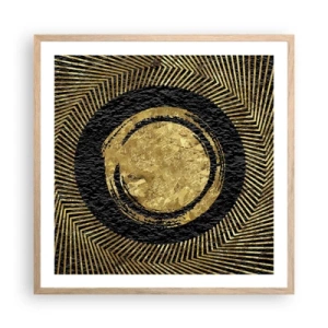Plagát v ráme zo svetlého duba - Glamour - 60x60 cm