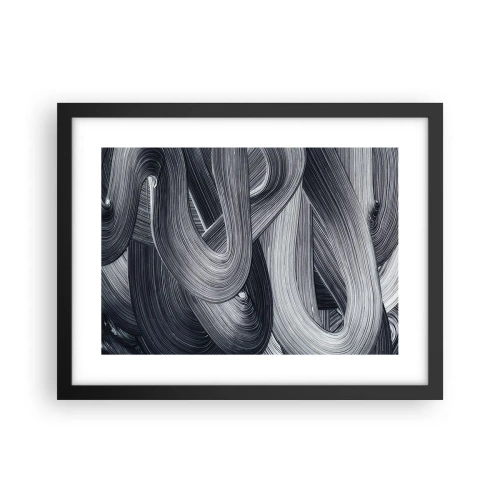 Plagát v čiernom ráme - Plynulosť reality - 40x30 cm